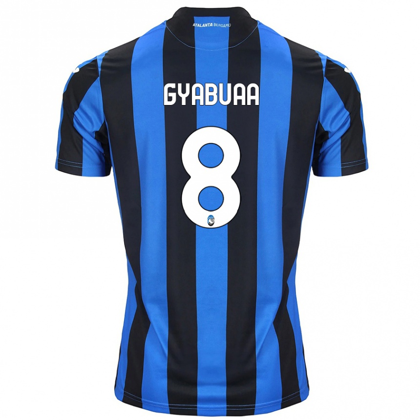 Niño Fútbol Camiseta Emmanuel Gyabuaa #8 Azul Negro 1ª Equipación 2024/25 México