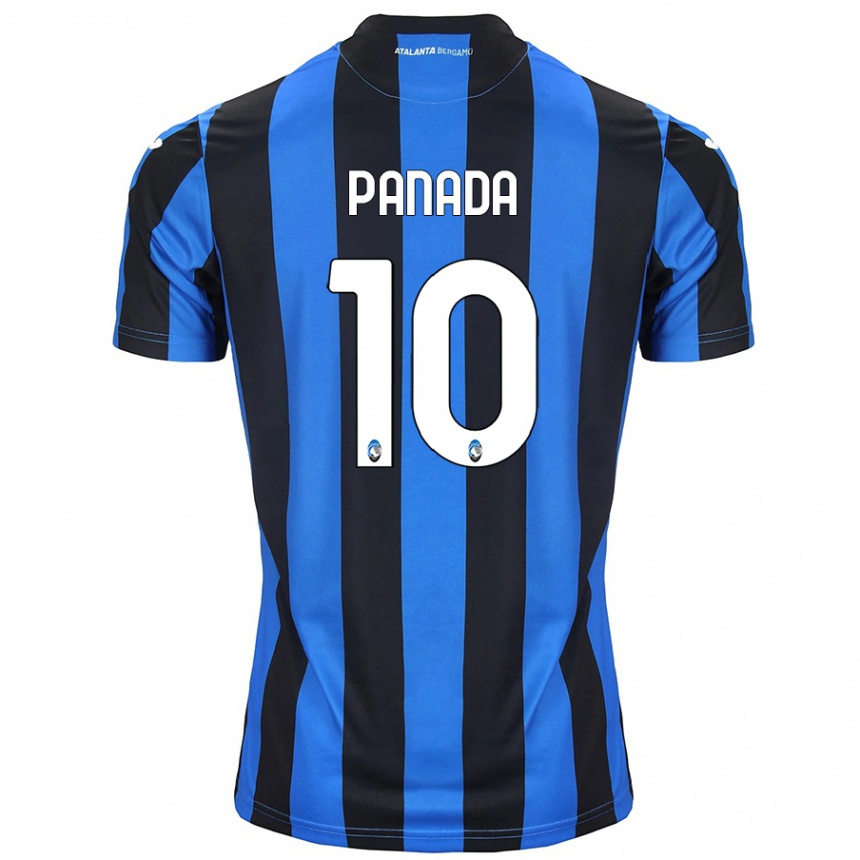 Niño Fútbol Camiseta Simone Panada #10 Azul Negro 1ª Equipación 2024/25 México