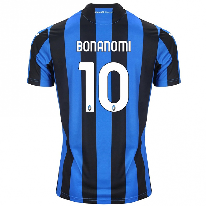 Niño Fútbol Camiseta Andrea Bonanomi #10 Azul Negro 1ª Equipación 2024/25 México