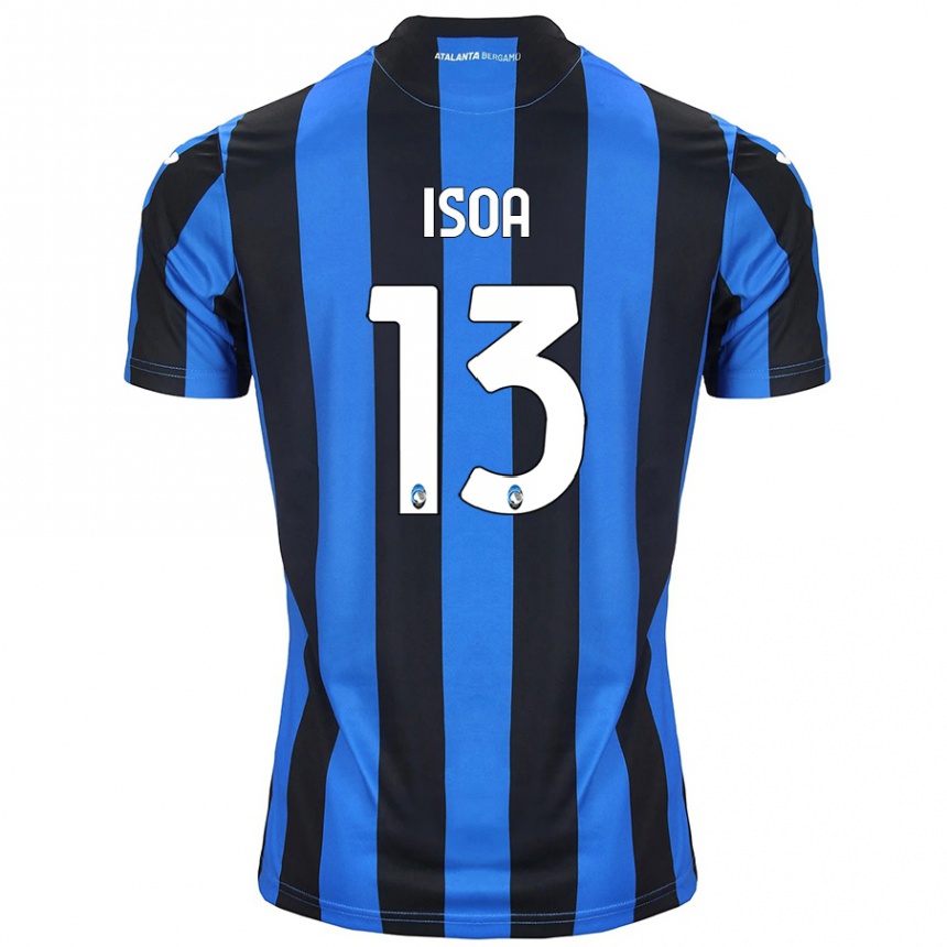 Niño Fútbol Camiseta Isaac Isoa #13 Azul Negro 1ª Equipación 2024/25 México