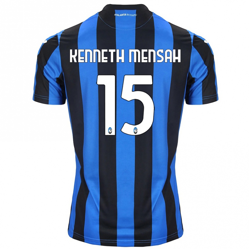 Niño Fútbol Camiseta Anthony Kenneth Mensah #15 Azul Negro 1ª Equipación 2024/25 México