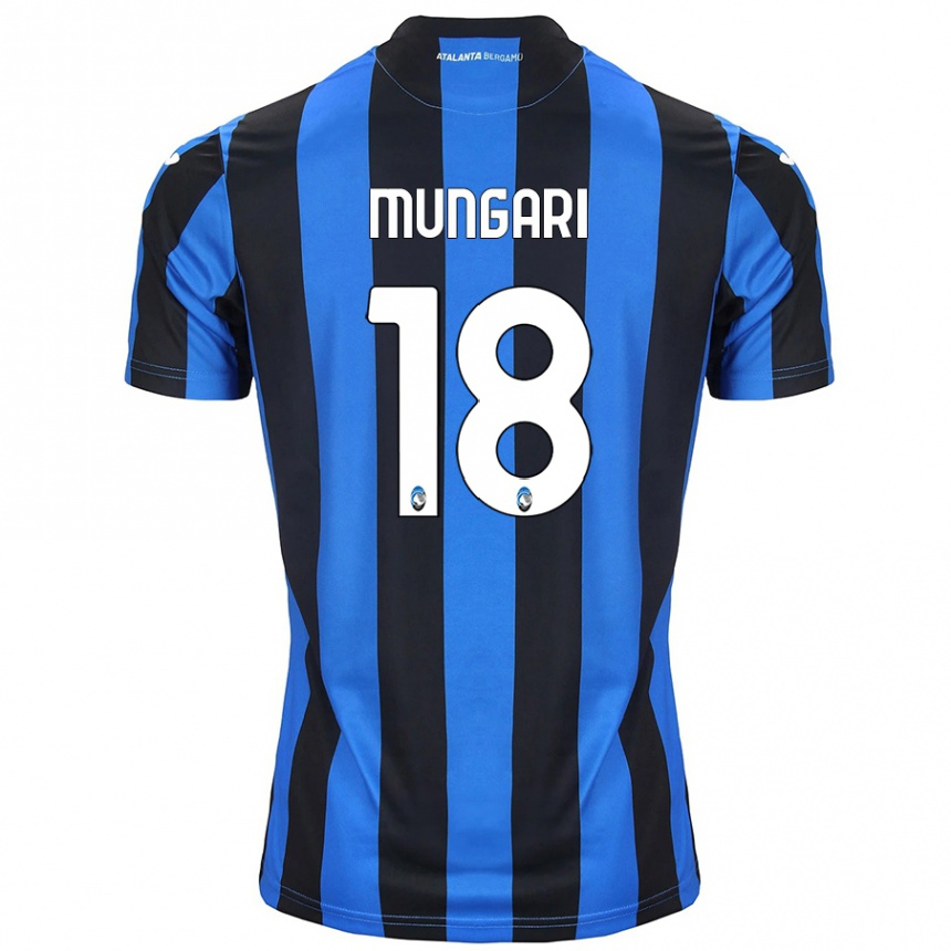 Niño Fútbol Camiseta Giuseppe Mungari #18 Azul Negro 1ª Equipación 2024/25 México