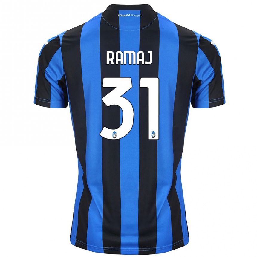 Niño Fútbol Camiseta Gabriel Ramaj #31 Azul Negro 1ª Equipación 2024/25 México