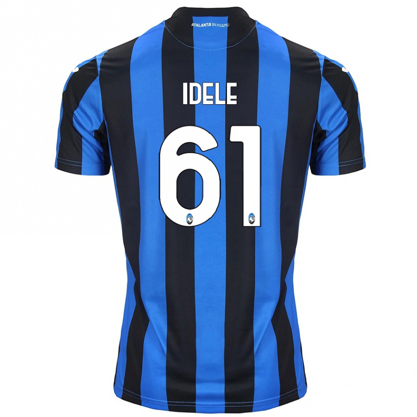 Niño Fútbol Camiseta Javison Idele #61 Azul Negro 1ª Equipación 2024/25 México