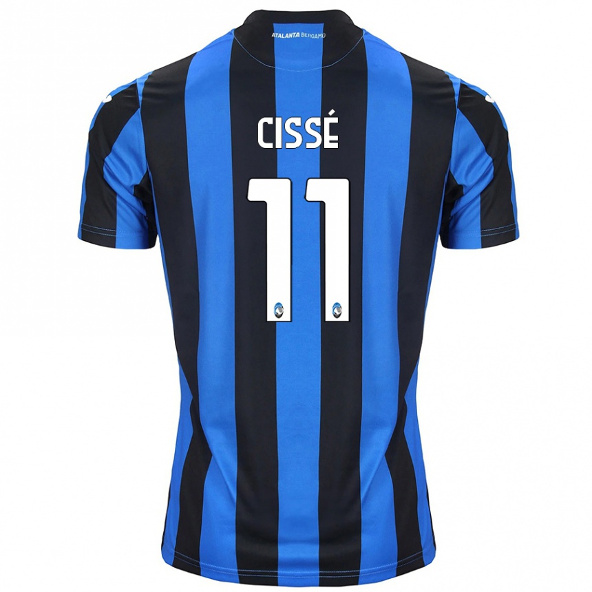 Niño Fútbol Camiseta Moustapha Cissé #11 Azul Negro 1ª Equipación 2024/25 México