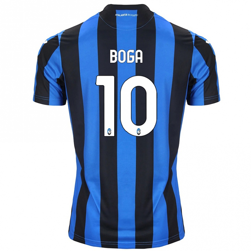 Niño Fútbol Camiseta Jeremie Boga #10 Azul Negro 1ª Equipación 2024/25 México