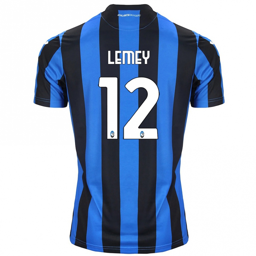 Niño Fútbol Camiseta Diede Lemey #12 Azul Negro 1ª Equipación 2024/25 México