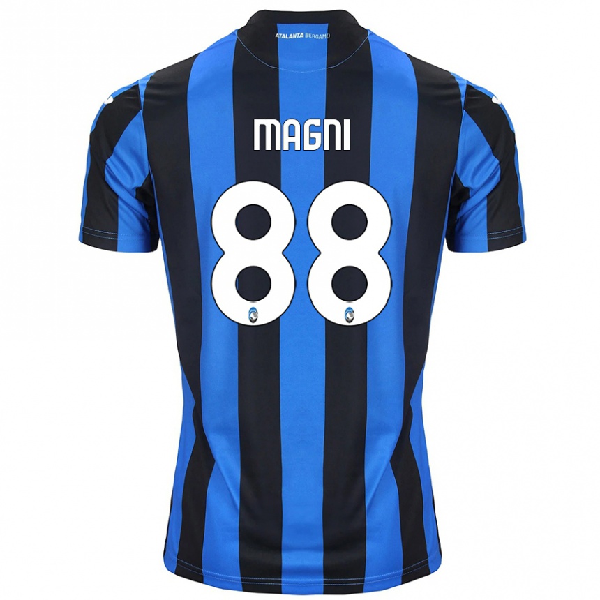 Niño Fútbol Camiseta Gloria Magni #88 Azul Negro 1ª Equipación 2024/25 México