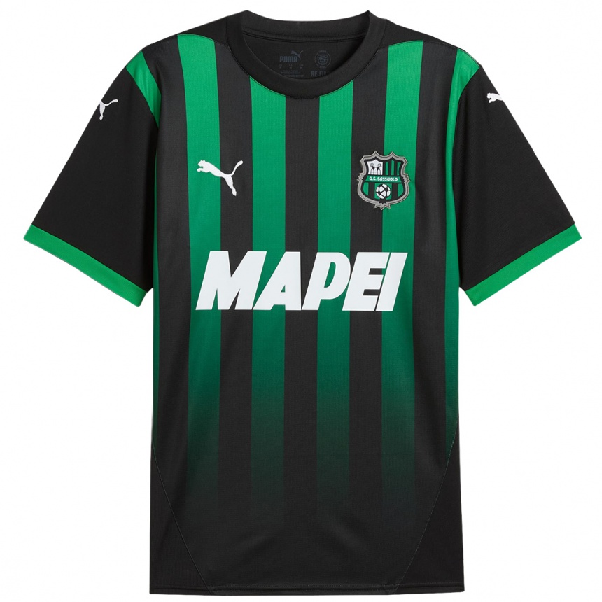 Niño Fútbol Camiseta Giorgia Tudisco #23 Negro Verde Oscuro 1ª Equipación 2024/25 México