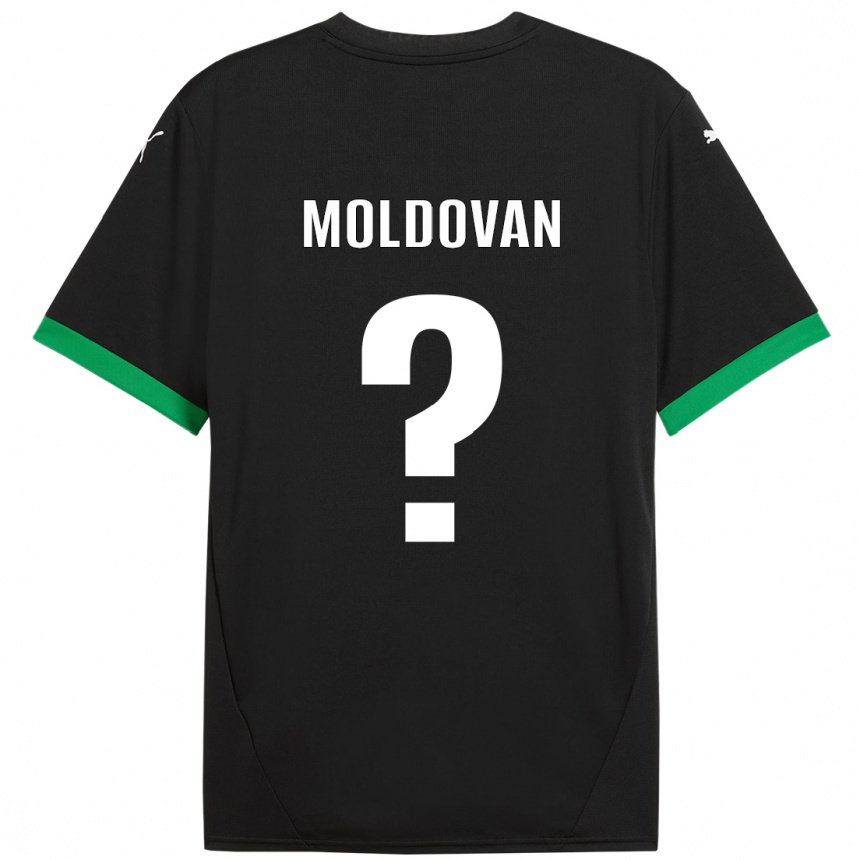 Niño Fútbol Camiseta Horațiu Moldovan #0 Negro Verde Oscuro 1ª Equipación 2024/25 México