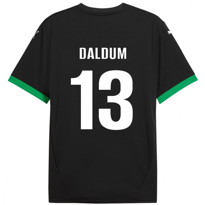 Niño Fútbol Camiseta Sonosi Daldum #13 Negro Verde Oscuro 1ª Equipación 2024/25 México