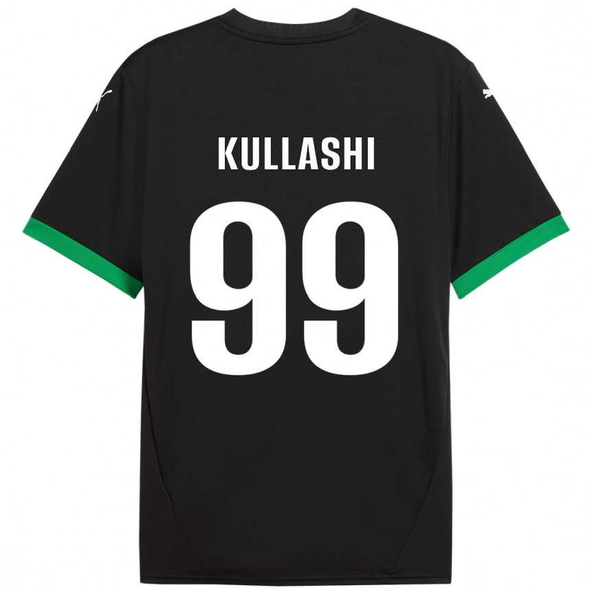 Niño Fútbol Camiseta Loreta Kullashi #99 Negro Verde Oscuro 1ª Equipación 2024/25 México