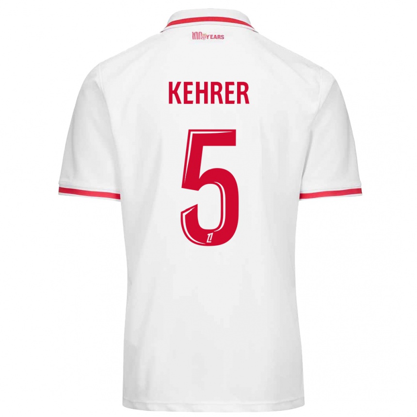 Niño Fútbol Camiseta Thilo Kehrer #5 Blanco Rojo 1ª Equipación 2024/25 México