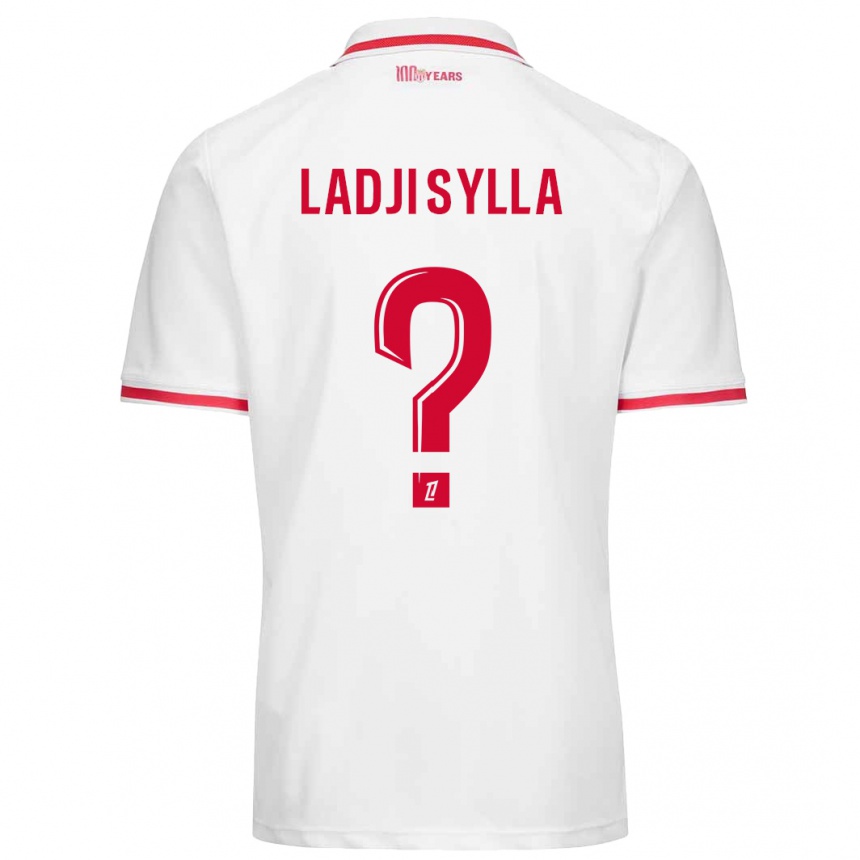 Niño Fútbol Camiseta Ladji Sylla #0 Blanco Rojo 1ª Equipación 2024/25 México