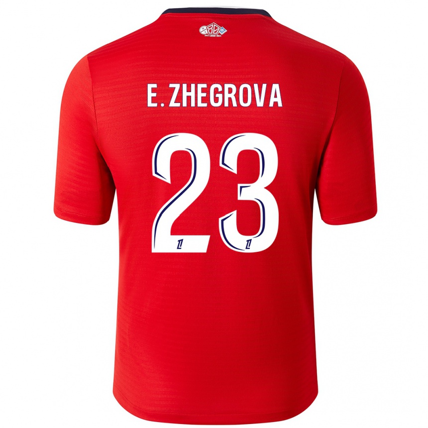 Niño Fútbol Camiseta Edon Zhegrova #23 Rojo Blanco 1ª Equipación 2024/25 México