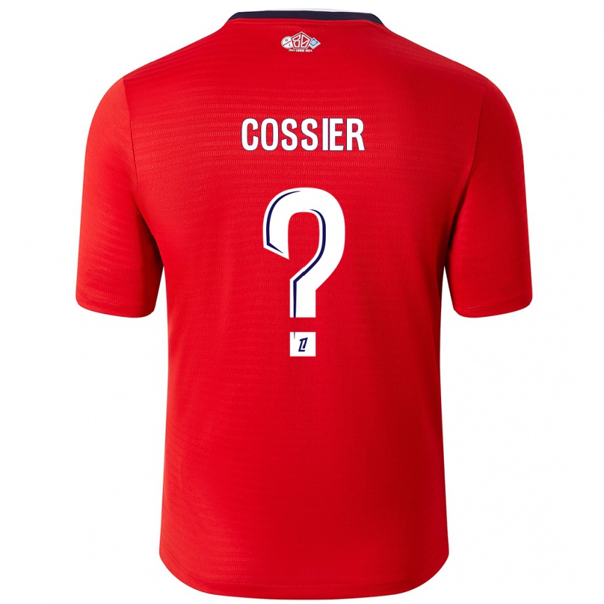 Niño Fútbol Camiseta Isaac Cossier #0 Rojo Blanco 1ª Equipación 2024/25 México