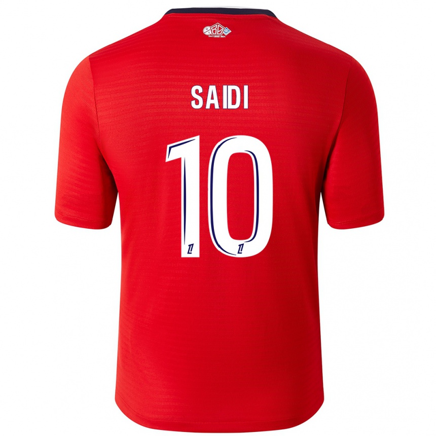 Niño Fútbol Camiseta Rachel Saidi #10 Rojo Blanco 1ª Equipación 2024/25 México