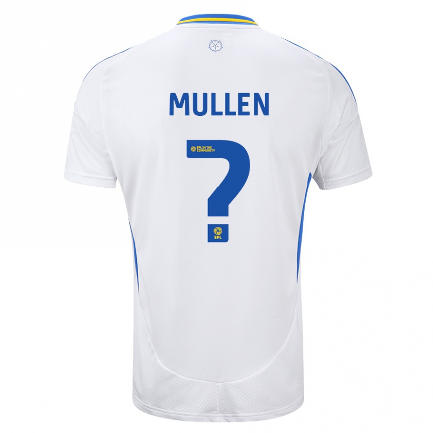 Niño Fútbol Camiseta Jeremiah Chilokoa-Mullen #0 Blanco Azul 1ª Equipación 2024/25 México