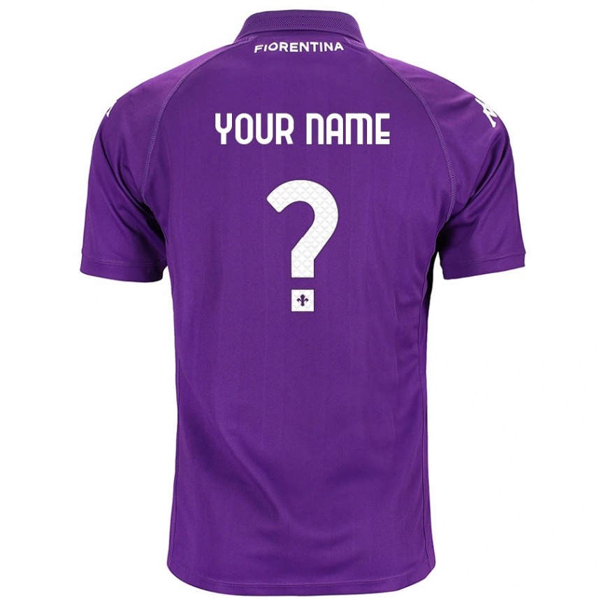 Niño Fútbol Camiseta Su Nombre #0 Morado 1ª Equipación 2024/25 México