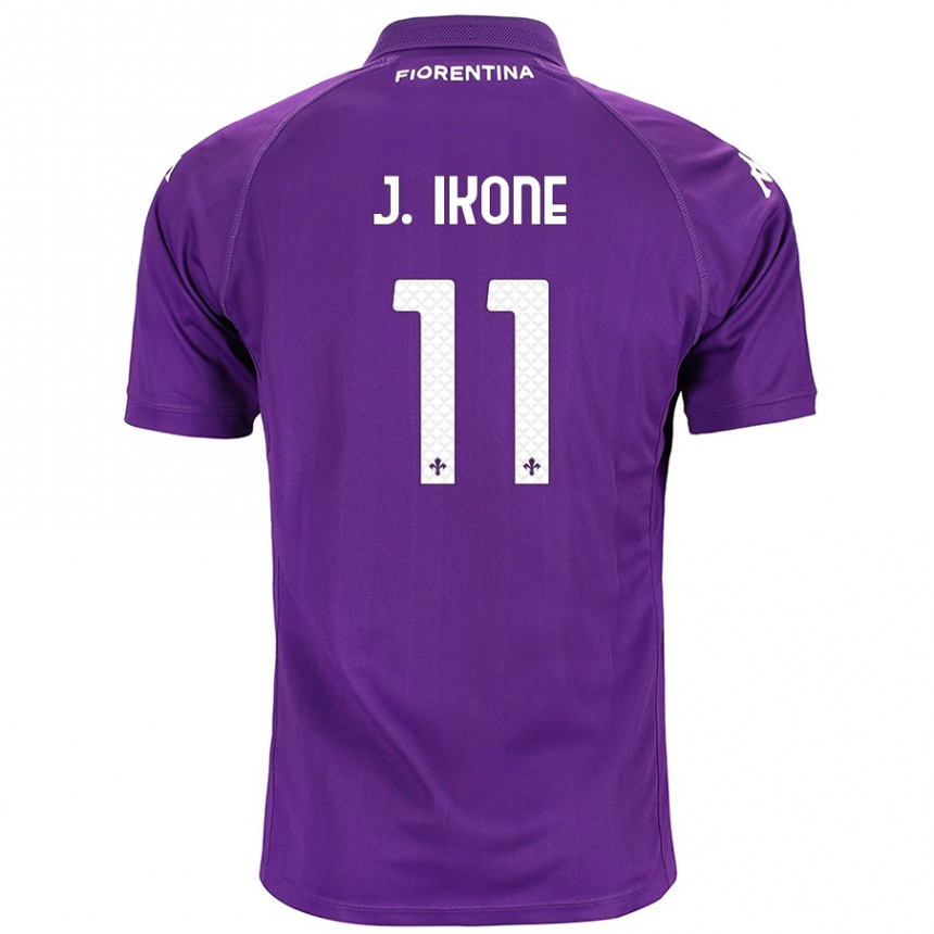 Niño Fútbol Camiseta Jonathan Ikoné #11 Morado 1ª Equipación 2024/25 México