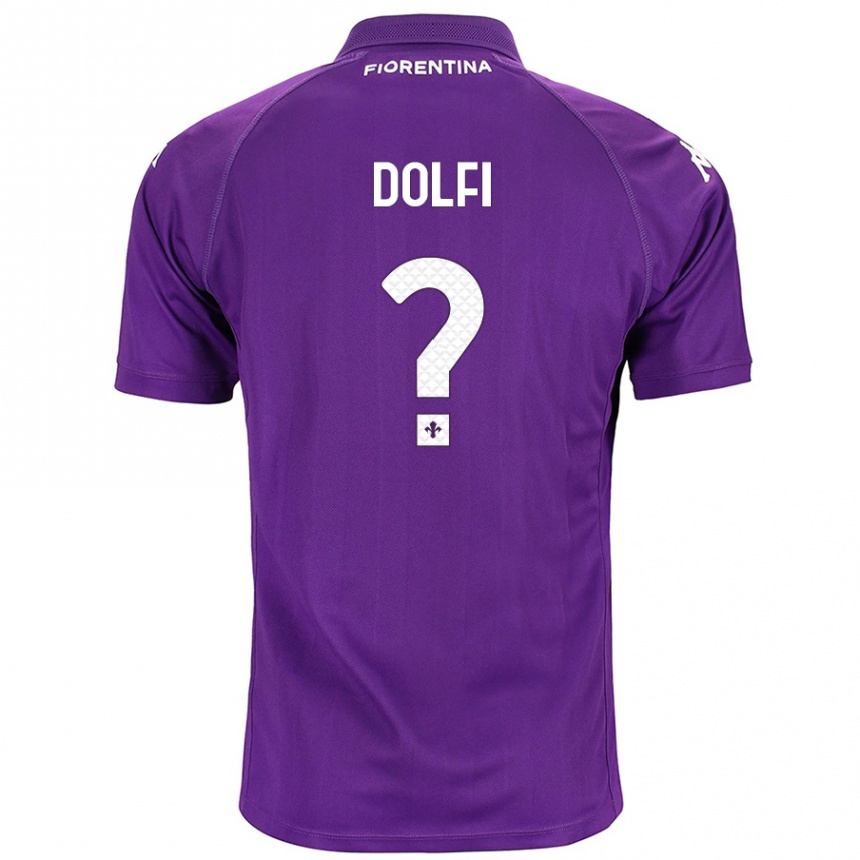 Niño Fútbol Camiseta Brando Dolfi #0 Morado 1ª Equipación 2024/25 México