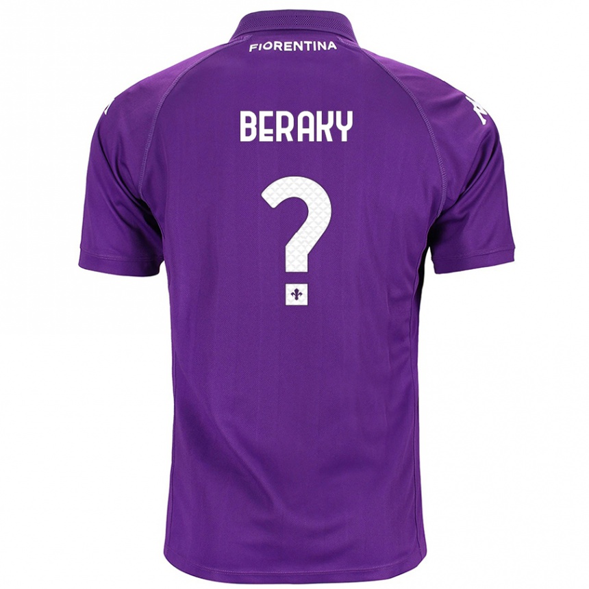 Niño Fútbol Camiseta Mussie Beraky #0 Morado 1ª Equipación 2024/25 México