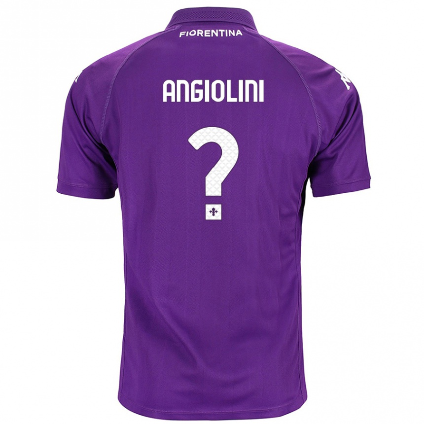 Niño Fútbol Camiseta Gianmarco Angiolini #0 Morado 1ª Equipación 2024/25 México