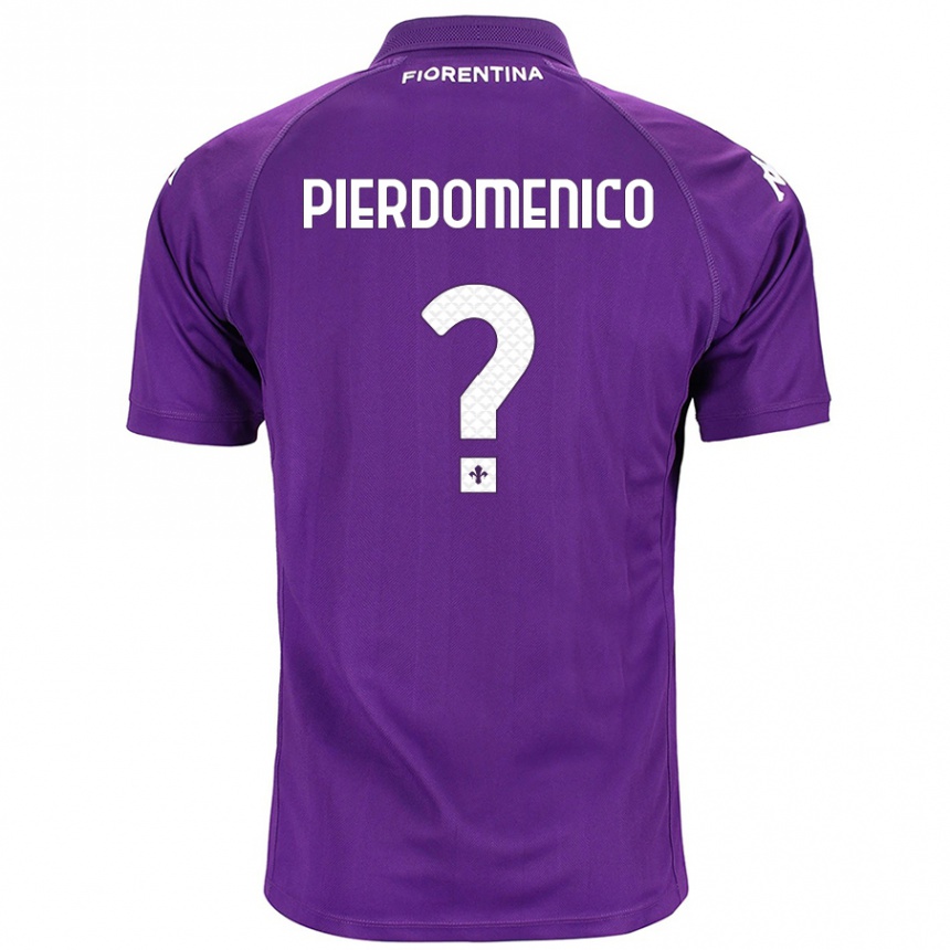 Niño Fútbol Camiseta Jacopo Di Pierdomenico #0 Morado 1ª Equipación 2024/25 México