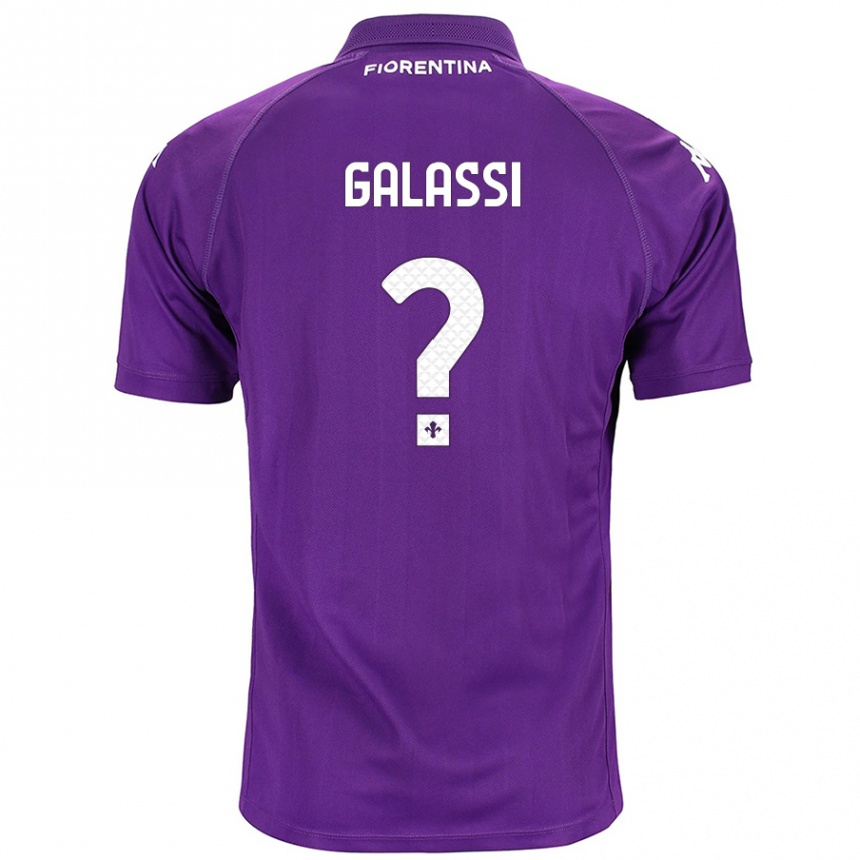 Niño Fútbol Camiseta Andrea Galassi #0 Morado 1ª Equipación 2024/25 México