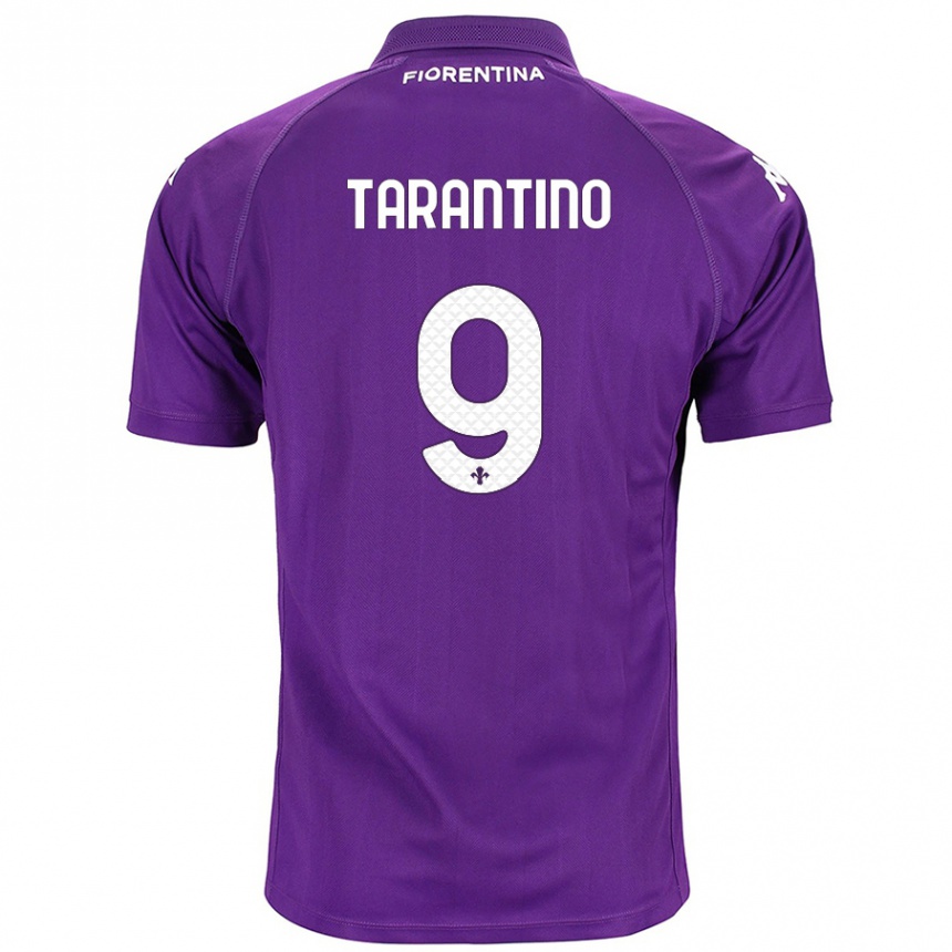 Niño Fútbol Camiseta Jacopo Tarantino #9 Morado 1ª Equipación 2024/25 México