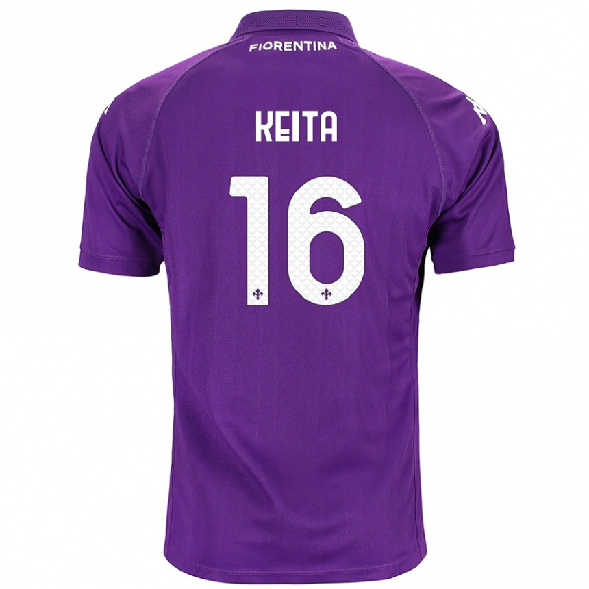 Niño Fútbol Camiseta Bala Keita #16 Morado 1ª Equipación 2024/25 México