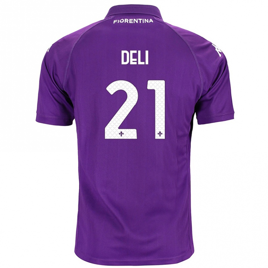 Niño Fútbol Camiseta Lapo Deli #21 Morado 1ª Equipación 2024/25 México