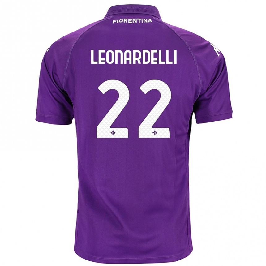 Niño Fútbol Camiseta Pietro Leonardelli #22 Morado 1ª Equipación 2024/25 México