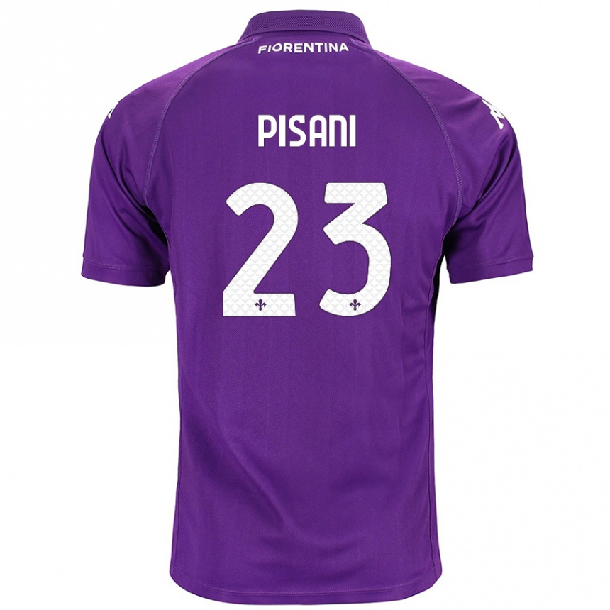 Niño Fútbol Camiseta Diego Pisani #23 Morado 1ª Equipación 2024/25 México