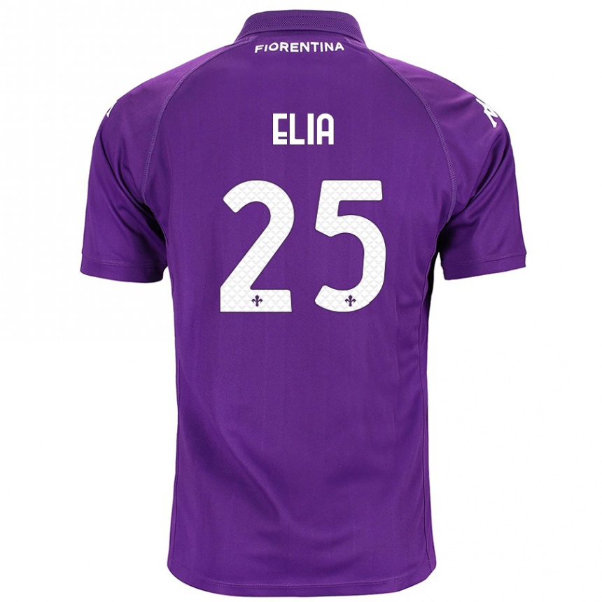 Niño Fútbol Camiseta Mirko Elia #25 Morado 1ª Equipación 2024/25 México