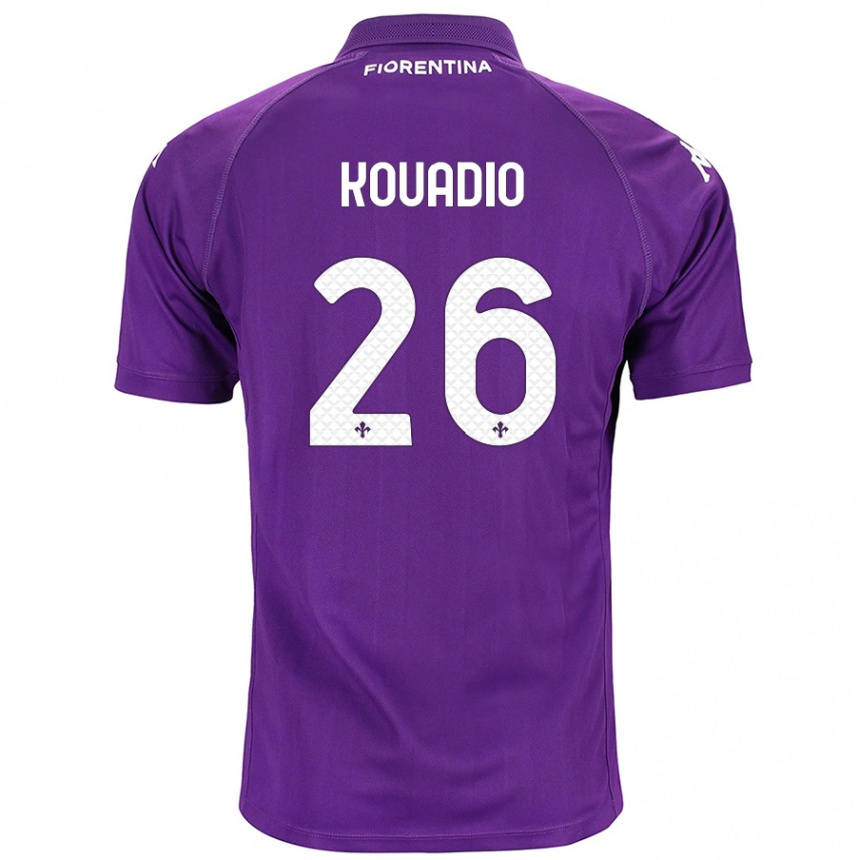 Niño Fútbol Camiseta Eddy Kouadio #26 Morado 1ª Equipación 2024/25 México