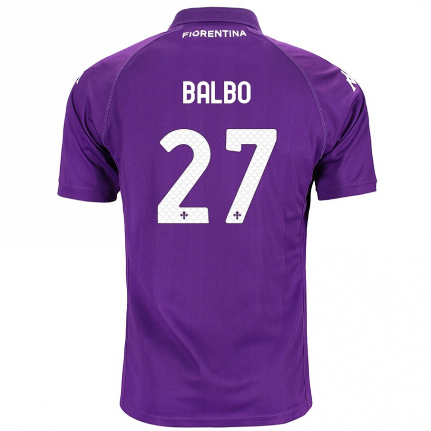 Niño Fútbol Camiseta Luis Balbo #27 Morado 1ª Equipación 2024/25 México