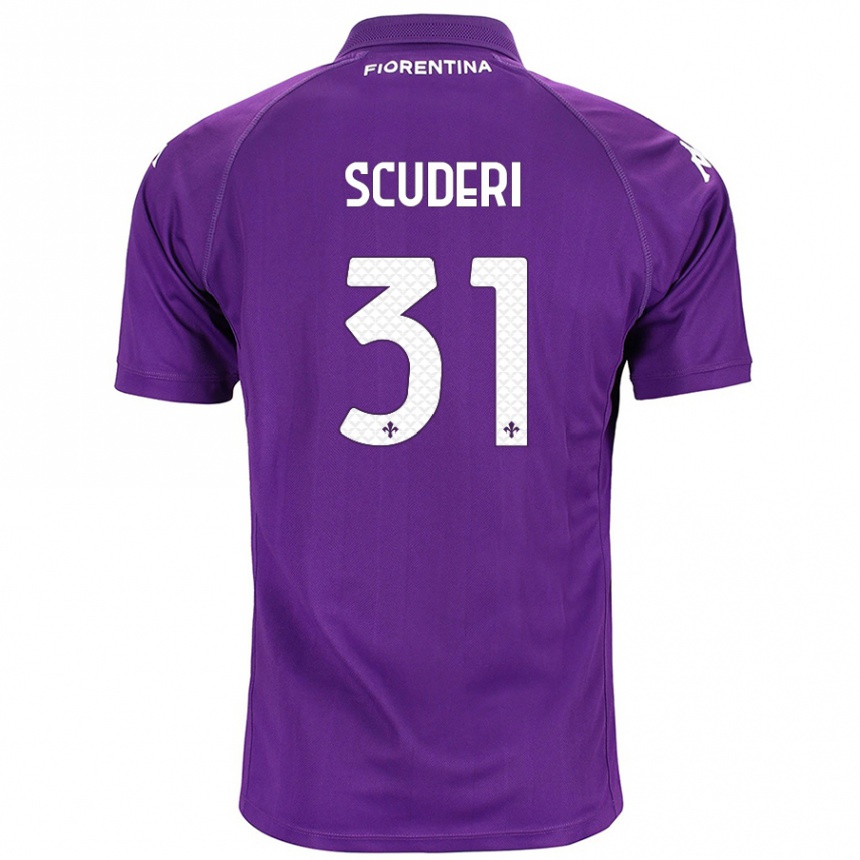 Niño Fútbol Camiseta Giulio Scuderi #31 Morado 1ª Equipación 2024/25 México