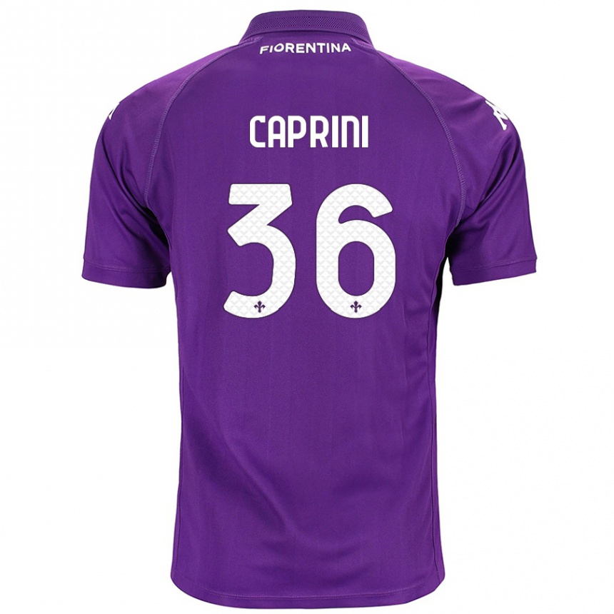 Niño Fútbol Camiseta Maat Daniel Caprini #36 Morado 1ª Equipación 2024/25 México