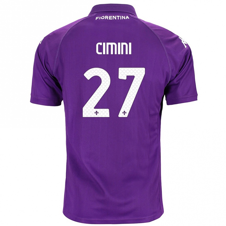 Niño Fútbol Camiseta Linda Tucceri Cimini #27 Morado 1ª Equipación 2024/25 México