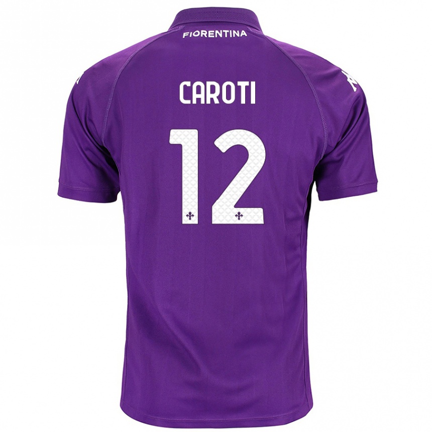 Niño Fútbol Camiseta Filippo Caroti #12 Morado 1ª Equipación 2024/25 México