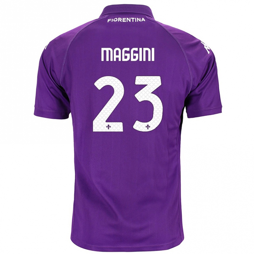 Niño Fútbol Camiseta Filippo Maggini #23 Morado 1ª Equipación 2024/25 México