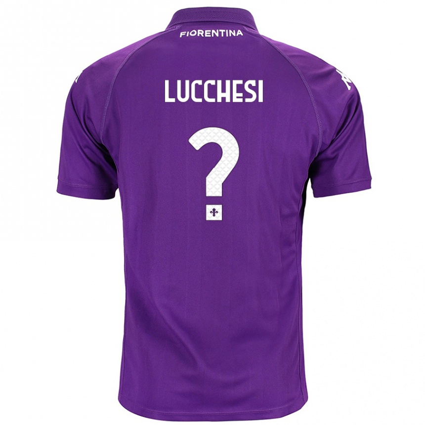 Niño Fútbol Camiseta Andrea Lucchesi #0 Morado 1ª Equipación 2024/25 México