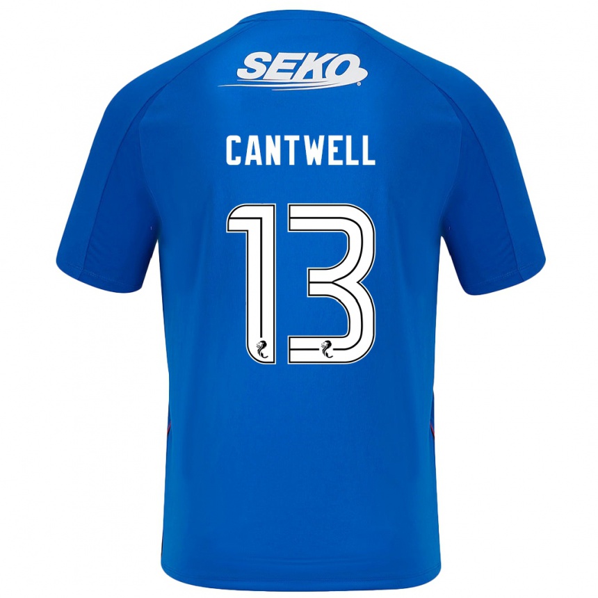 Niño Fútbol Camiseta Todd Cantwell #13 Azul Oscuro 1ª Equipación 2024/25 México