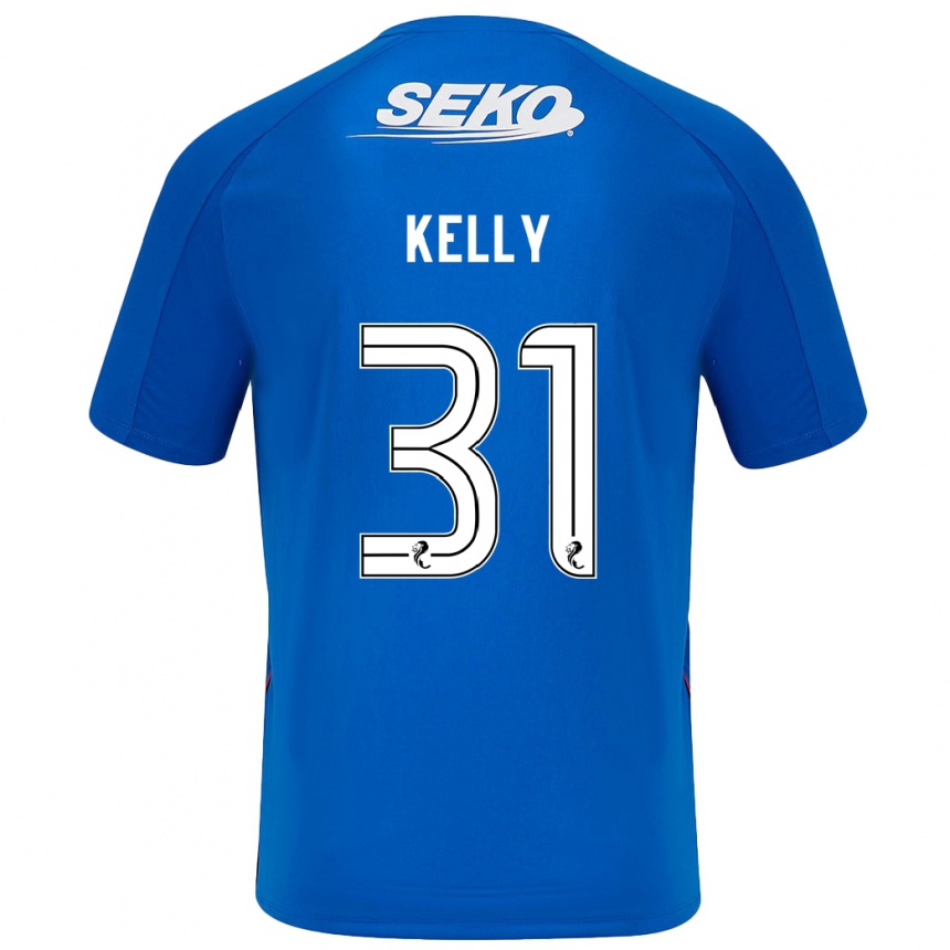 Niño Fútbol Camiseta Liam Kelly #31 Azul Oscuro 1ª Equipación 2024/25 México