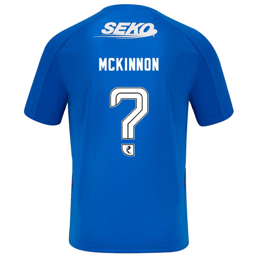 Niño Fútbol Camiseta Cole Mckinnon #0 Azul Oscuro 1ª Equipación 2024/25 México