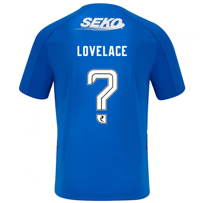 Niño Fútbol Camiseta Zak Lovelace #0 Azul Oscuro 1ª Equipación 2024/25 México