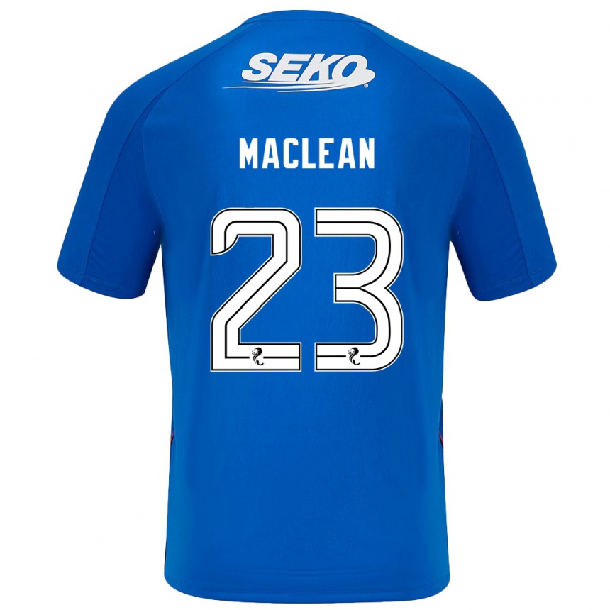 Niño Fútbol Camiseta Kirsty Maclean #23 Azul Oscuro 1ª Equipación 2024/25 México