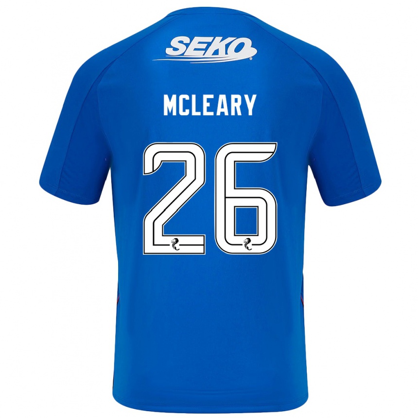 Niño Fútbol Camiseta Jodi Mcleary #26 Azul Oscuro 1ª Equipación 2024/25 México