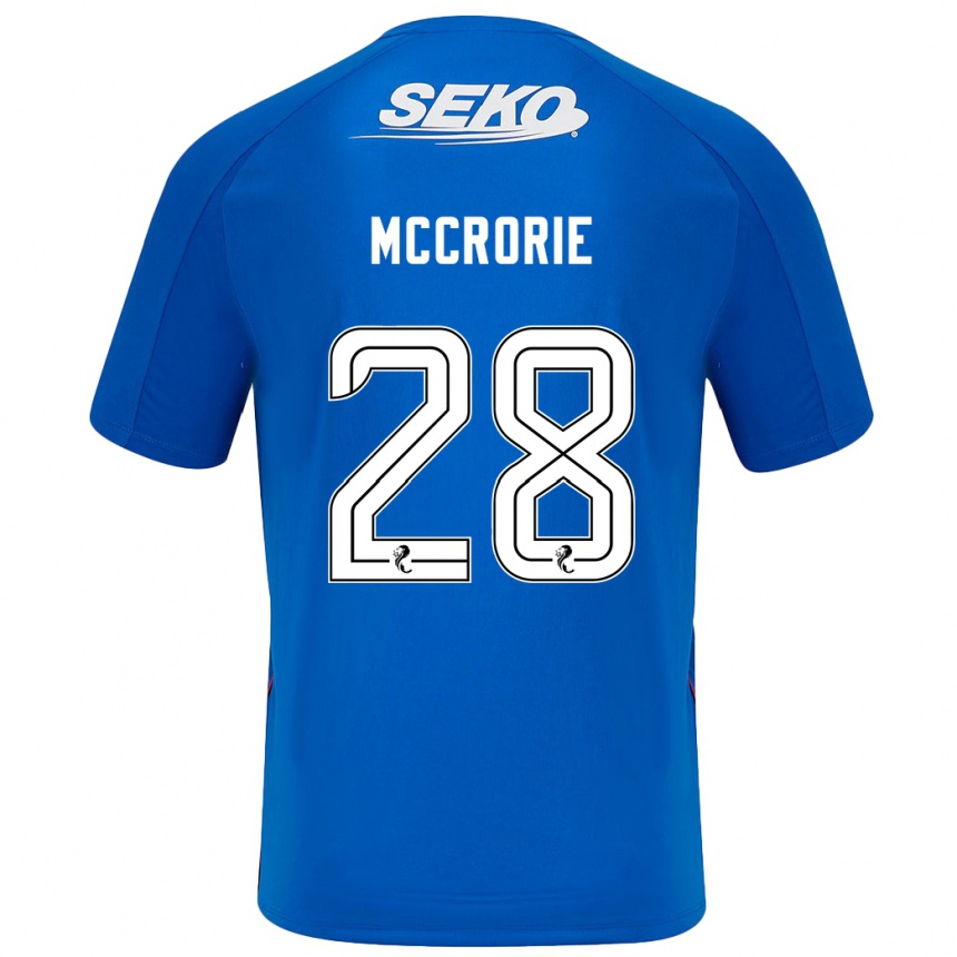 Niño Fútbol Camiseta Robby Mccrorie #28 Azul Oscuro 1ª Equipación 2024/25 México